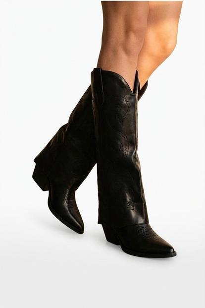 Ivy Womens Embroidered Western Cowboy Boots M000023938