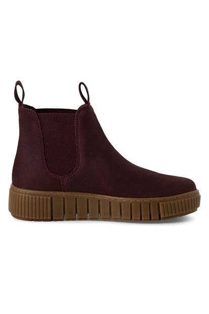 Red Tamaris Womens Bordeaux Chelsea Boots