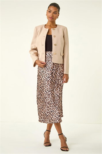 Buttoned Pocket Jacket 15044459