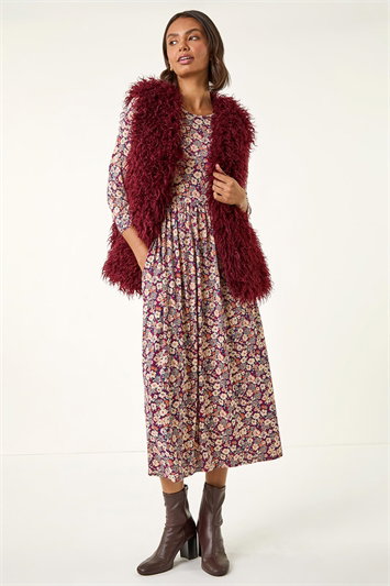 Longline Faux Fur Gilet 15045815