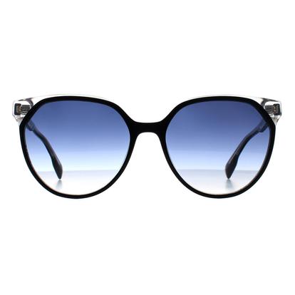 Black Cat Eye Black Crystal Blue Gradient Hi9158