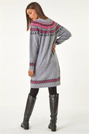 Fairisle Knitted Jumper Dress 14448872