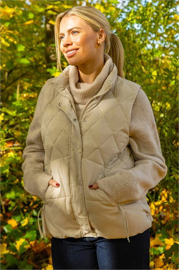 White Diamond Padded Gilet