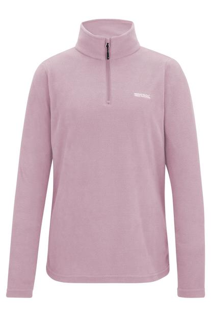 Purple Sweetheart Quarter Zip Fleece Top