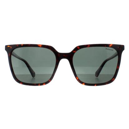 Brown Square Havana Green Polarized Pld 4163/S