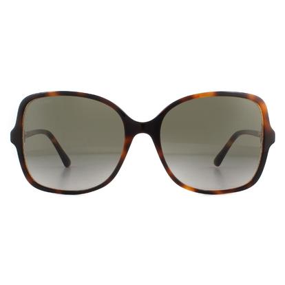 Brown Fashion Havana Pink Brown Gradient Sunglasses