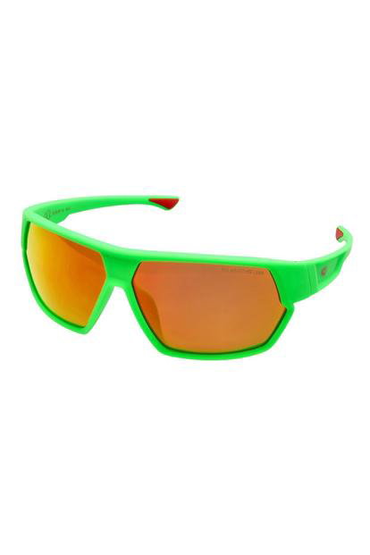Green Unisex Polarised Uv400 Outdoor Sport Sunglasses With Mirror Lens