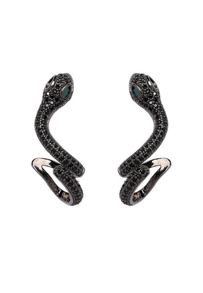 Black Serpent's Charming Earrings