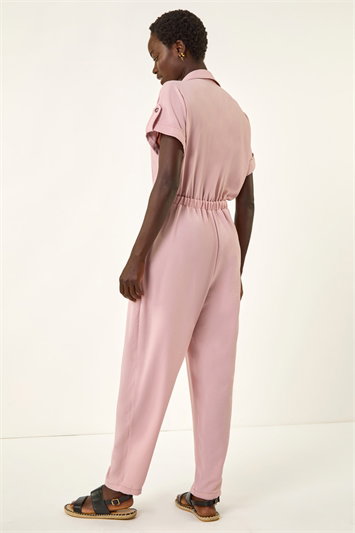 Utility Buttoned Jumpsuit 14801146