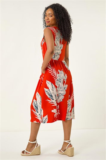 Petite Button Down Pocket Dress 14774122