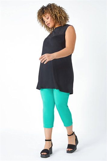 Curve Cropped Stretch Trouser 18025591