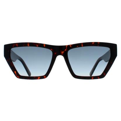 Brown Cat Eye Shiny Dark Havana Blue Gradient Marc 657/S