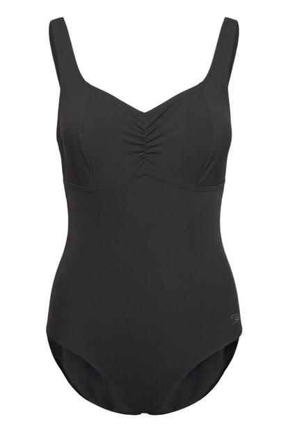 Grey Plain One Piece Swimsuit