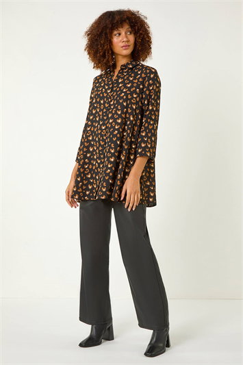 Abstract Spot Print Shirt 10141508