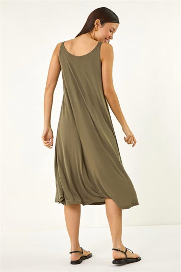 Strappy Jersey Midi Dress 14691140