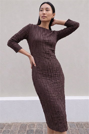 bodycon dress modest Midi Pencil Dress Women's Elegant Knitted Midi Dress Cap Sleeve Round Neck Horizontal Bodycon midi dress Color:Soft Navy 2_ TAGLIE ITALIANE Simplee Womens Floral Belted Sleeve Length