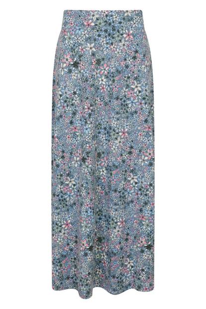 Grey Jersey Maxi Skirt