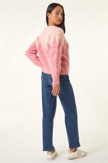 Petite Bobble Buttoned Knit Cardigan 16306872