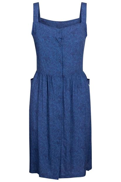 Blue Mita Casual Dress
