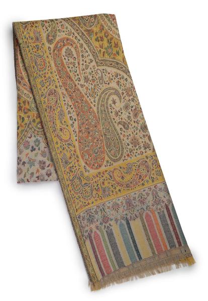 Multi Kashmiri Jamawar Scarf