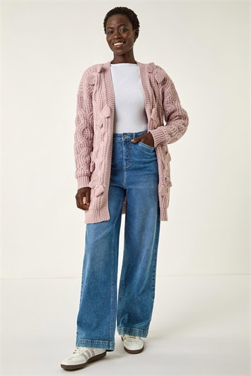 3D Bow Knit Cardigan 16218546