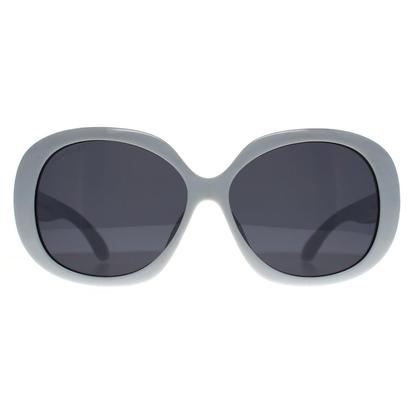 Black Butterfly Shiny Black Smoke Grey Polarized Mp63
