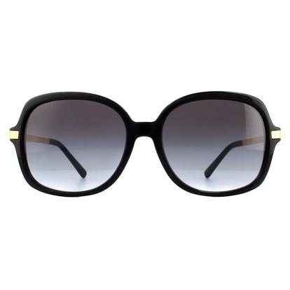 Black Square Black Gold Light Grey Gradient Sunglasses