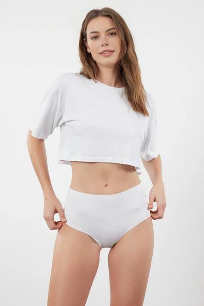 Multi 3 Pack Seamless High Waist Knitted Briefs