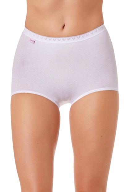 Black Three Pack Cotton Maxi Briefs