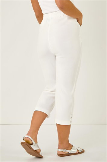 Petite Bengaline Cropped Stretch Trouser 18095694