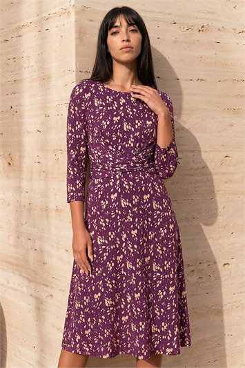 Petite Twist Front Dress 14935895