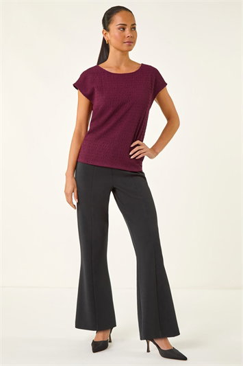 Petite Textured Stretch Top 19499195