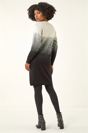 Ombre Knitted Jumper Dress 14434938