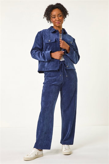 Petite Corduroy Button Jacket 15035460
