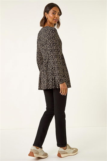 Printed Snit Jersey Top 19470508