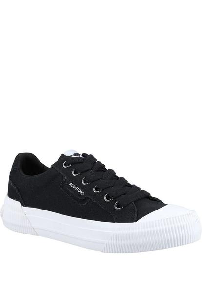 Black Cheery 12A Canvas Trainers