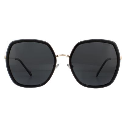 Grey Square Grey Gold Grey Polarized Sunglasses