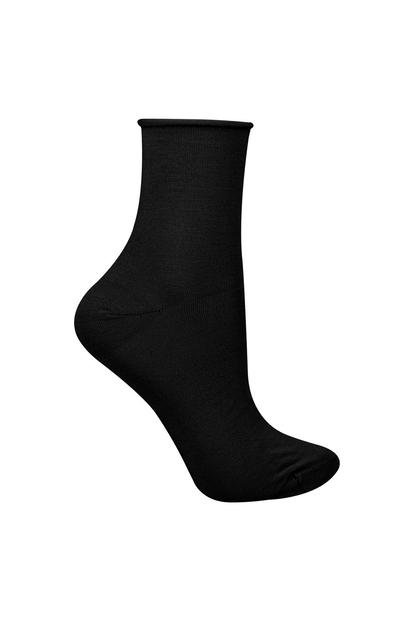 Black Bamboo Sensory Soft Seamless Socks