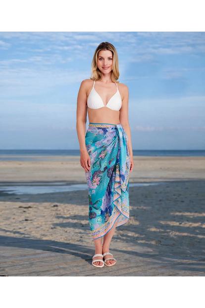 Multi Ravenna -  Paisley Print Beach Sarong