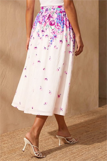 Dusk Floral A-Line Skirt 17079176