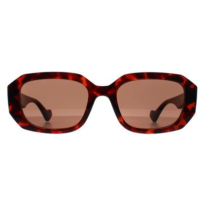 Brown Rectangle Shiny Dark Havana Brown Gg1535s