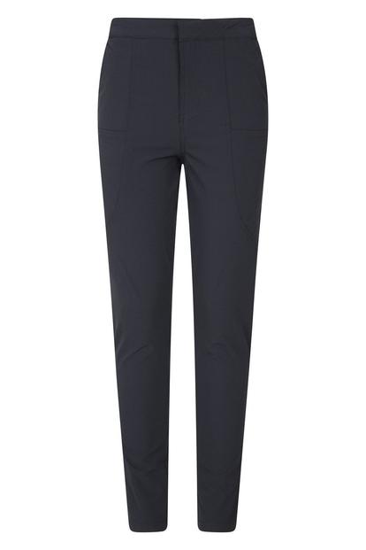 Black Regular Kesugi Stretch Slim Trousers