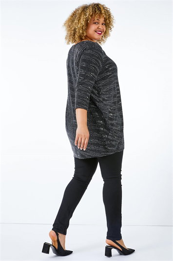 Curve Shimmer Oversized Top 19149585