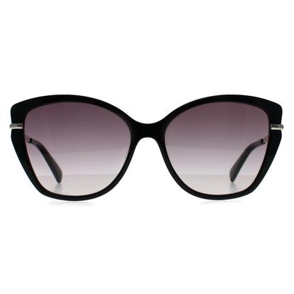 Black Cat Eye Black Grey Gradient Lo627s