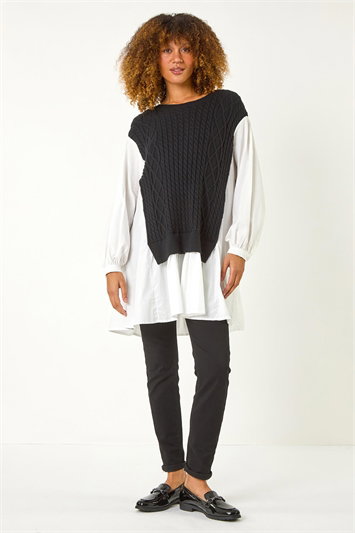 2 in 1 Yoke Knitted Jumper 16169738