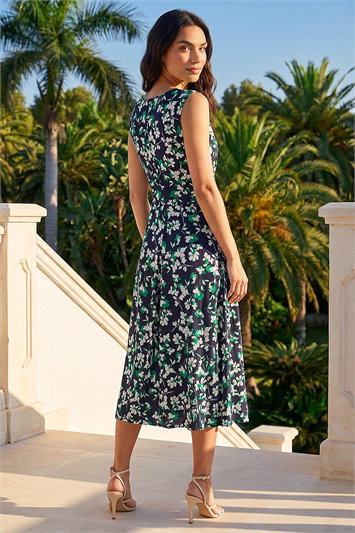 Floral Twist Front Dress 14826134