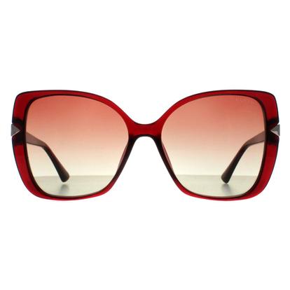 Red Butterfly Shiny Bordeaux Brown Gradient Gu7820