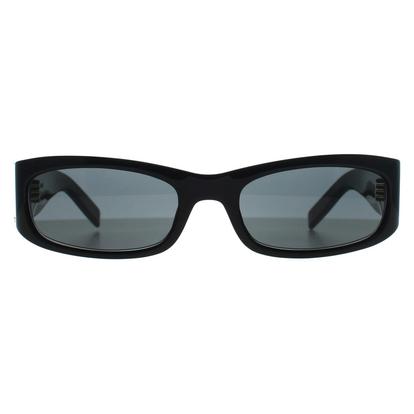 Black Rectangle Shiny Black Grey Sl M152