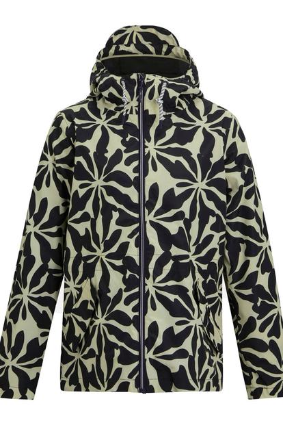 Multi Bayletta Abstract Floral Waterproof Jacket