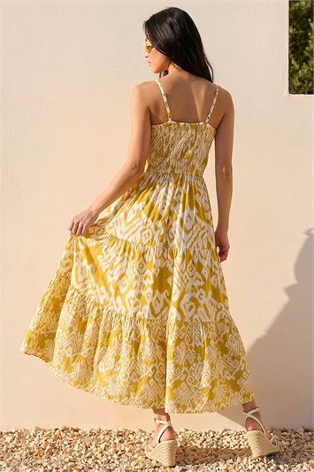 Petite Abstract Strappy Dress 14885498